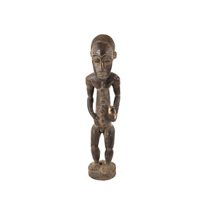 Bamileke Carved Wood Figure Cameroon