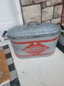 Antique High Grade Black Diamond Wash Boiler