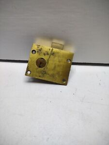 Vintage Half Mortise Drawer Lock Cabinet With Key Yale Security