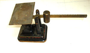 Fairbanks Square Base 9 1 2 Oz Candy Or Postal Scale Iron Brass Vintage