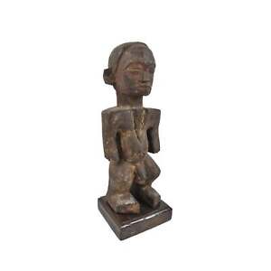 Wood Ibibio Standing Wood Figure Nigeria