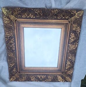Large Wall Mirror With Ornate Gold Frame Shells Baroque Rococo 30 X34 