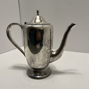 Vintage Lightly Tarnished Silver Plated Coffe Tea Pot