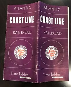 Railroad Timetable Atlantic Coast Line 1960 Railway Florida Vacations