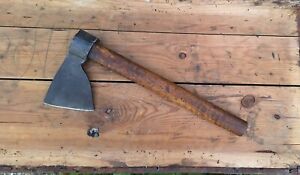 Axe Hatchet Head Old Tool Tomahawk Handle Hammer Forged Handle Wood Antique