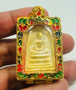 Phra Somdet Pra Sumkor Gold Leklai Somdej Magic Wealth Energy Protection Amulet