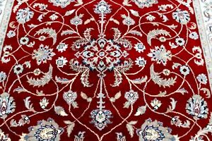 9x6 Magnificent Mint 200kpsi Hand Knotted Vegetable Dye Wool Tabrizz Turkish Rug