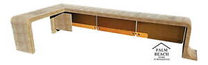 Huge 10 Foot Dunbar Custom Made Mid Century Modern Upholstered L Shaped Bench