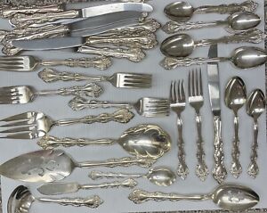 International Interlude Silverplate Flatware Service For 12 7 Serving Pieces