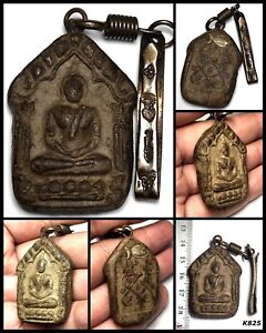 Phra Khun Paen Lp Tim Takrut Gold Fish Talisman Thai Buddha Amulet Charm 825