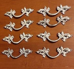 French Provincial Drawer Pulls P1751 Belwith Brass 3 Centers Lot Of 8