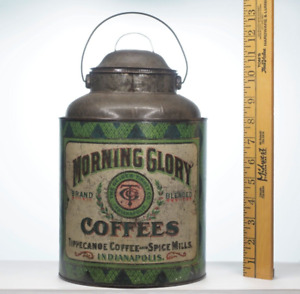 Country Store Tin Morning Glory Coffee Tippecanoe Coffee And Spice Indianapolis