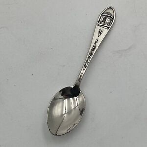 Vtg Sterling Silver Mount Pleasant Ia Souvenir Design Spoon 925 Not Scrap 12g