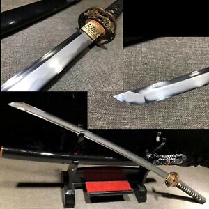 Top Quality Ancient Clay Tempered Folded Steel Blade Japanese Samurai Katana