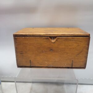 1889 Singer Sewing Machine Oak Wood Folding Puzzle Box 