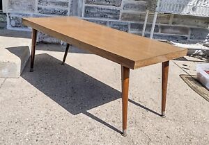 Vintage Mid Century Mcm Woodgrain Laminate Coffee Table