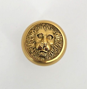 New Set Of 2 Solid Brass Lion S Head Knob French Victorian Gothic Style Hardware