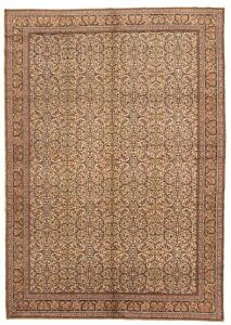 Vintage Hand Knotted Area Rug 6 7 X 9 3 Traditional Wool Carpet