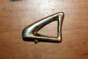 Vintage Brass Plated Mid Century 50 S Style Drawer Cabinet Pull Q 50