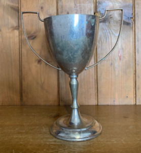 Medium Not Engraved Vintage Silver Plate Trophy Loving Cup Trophies Trophy