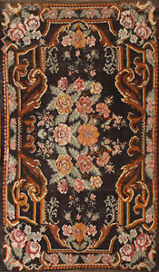 Vegetable Dye Kilim Turkish Reversible Rug 6x9 Flat Weave Hand Made Wool Carpet