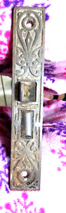 Vintage Ornate Mortise Lock Door Hardware Salvage Skeleton Keyhole No Key