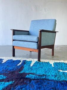 Restored Danish Mid Century Modern Rosewood Easy Chair By Westnofa