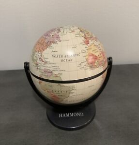 Hammond Globe Office Work School Desk Swivel And Tilt 5 Inch Mini Globe