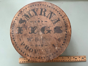 C 1860 8 5 Advertising Grain Measure Smyrna Figs Providence Ri Bentwood Wb Co 