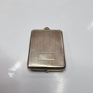 Antique Sterling Silver Match Safe Vesta Case By Elgin Hallmarked Tested 34 9g