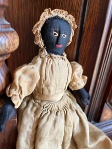 Antique Early Cloth Doll Petite Topsy Turvy