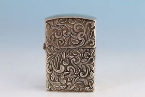 Rare Chinese Copper Hand Carving Flower Collectable Box