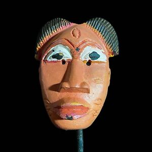 Hand Carved Masks Home D Cor Traditional Art Primitive Tribal Masks Guro 8120