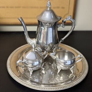 Vintage Silver Plated Coffee Tea Service