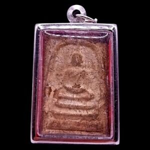 Phra Somdej Thai Amulet Pendant Vintage Talisman Lucky Buddha Charm Holy K448