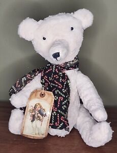 Primitive Grungy Antique Style Teddy Bear Doll 12 5 Rustic Country Vintage