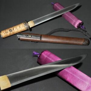 Japanese Tanto Wakizashi Katana Antique Short Real Sword Samurai Mumei 9 72 Inch