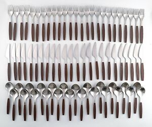 Complete Service For 24 P Henning Koppel Strata Cutlery Stainless Steel