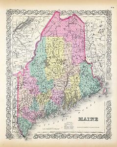147 Maps Maine State History Atlas Antique Treasure Hunting Old Genealogy Dvd