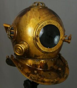 Nautical Vintage Diving Helmet Us Navy Mark V Scuba Diver Helmet For Home Decor