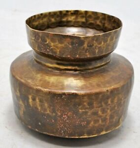 Antique Brass Small Water Drinking Pot Lota Original Old Hand Crafted Engraved