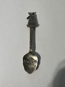 Solvang Calif Pewter Collectible Souvenir Spoon 3 5 California Ca