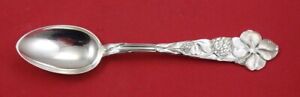 Four Leaf Clover By Mauser Sterling Silver Coffee Spoon 5 3 8 