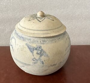 Rare Viet Nam Shipwreck Hoi An Hoard 1500 S Vase With Lid