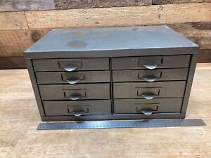 Vintage Ten Drawer Metal Utility Parts Cabinet Similar Wards