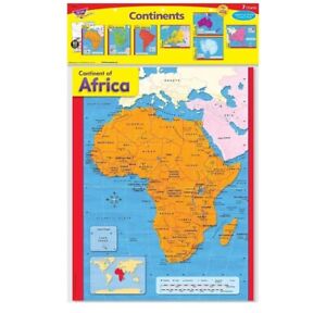 Trend Continents 7 Combo Pack Posters Teacher Classroom Geography Learning
