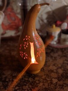Primitive Meadowbrooke Gourds Weeping Willow Tree Light Lantern 13 