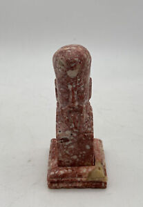 Chinese Shoushan Stone Seal Carving Wise Man Figurine Vintage 3 1 