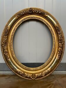 Sale Stunning Antique French Gilt Oval Louis Xv Picture Photo Frame