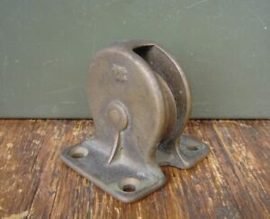 Wilcox Crittendon Bronze Yacht Sail Boat Rope Deck Pulley Block Guide Marine